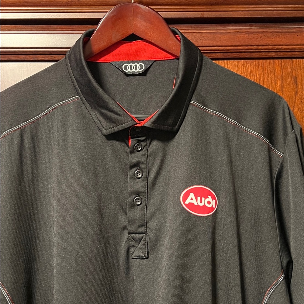 Like New Audi R8, RS7, etron GT Sports Racing Automotive Active Black Golf Polo!